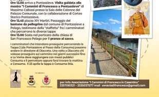 Locandina I Cammini di Francesco 22 Aprile