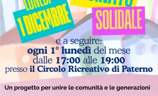 Apertura Sportello Vicinato Solidale Paterno