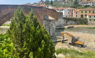 Lavori consolidamento Ponte Mediceo