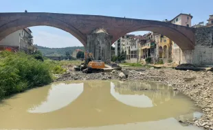Lavori consolidamento Ponte Mediceo