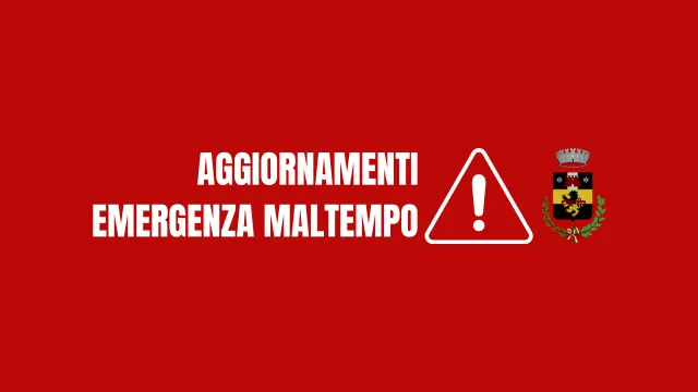 Aggiornamenti Emergenza Maltempo