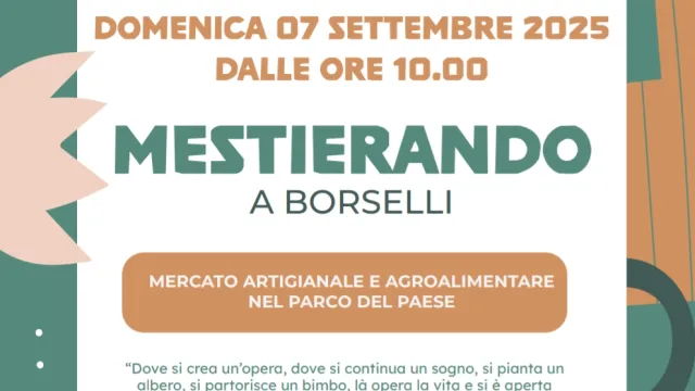 Mestierando settembre 2025