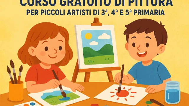 Corso di pittura per alunni 3-4-5 elementare