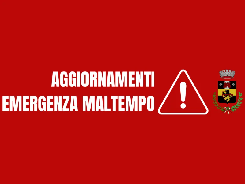 Aggiornamenti Emergenza Maltempo