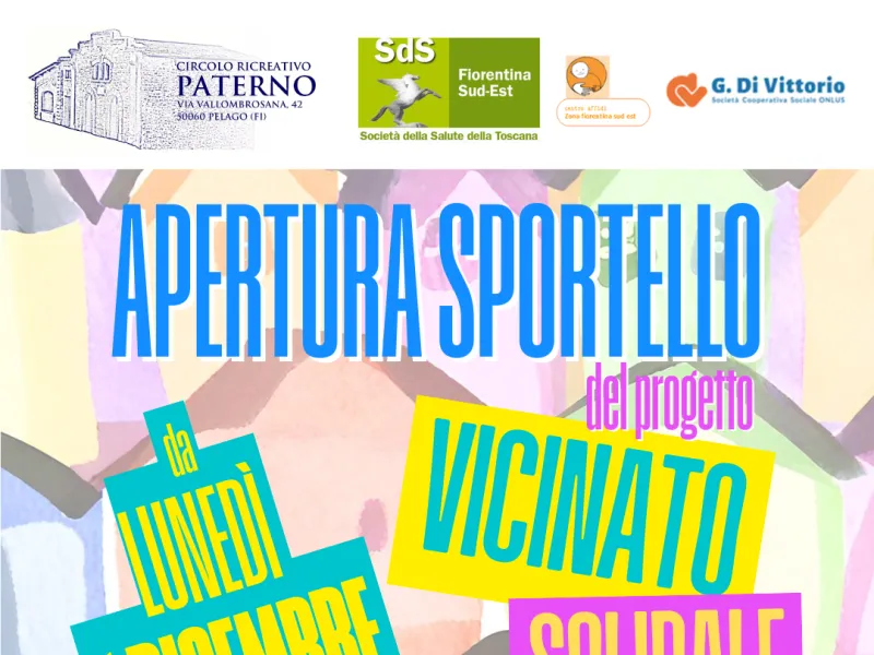 Apertura Sportello Vicinato Solidale Paterno