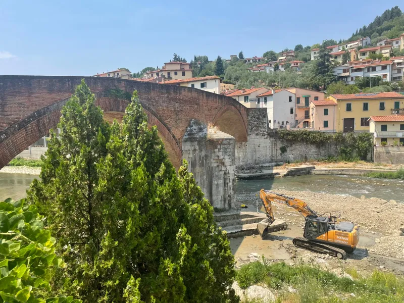 Lavori consolidamento Ponte Mediceo